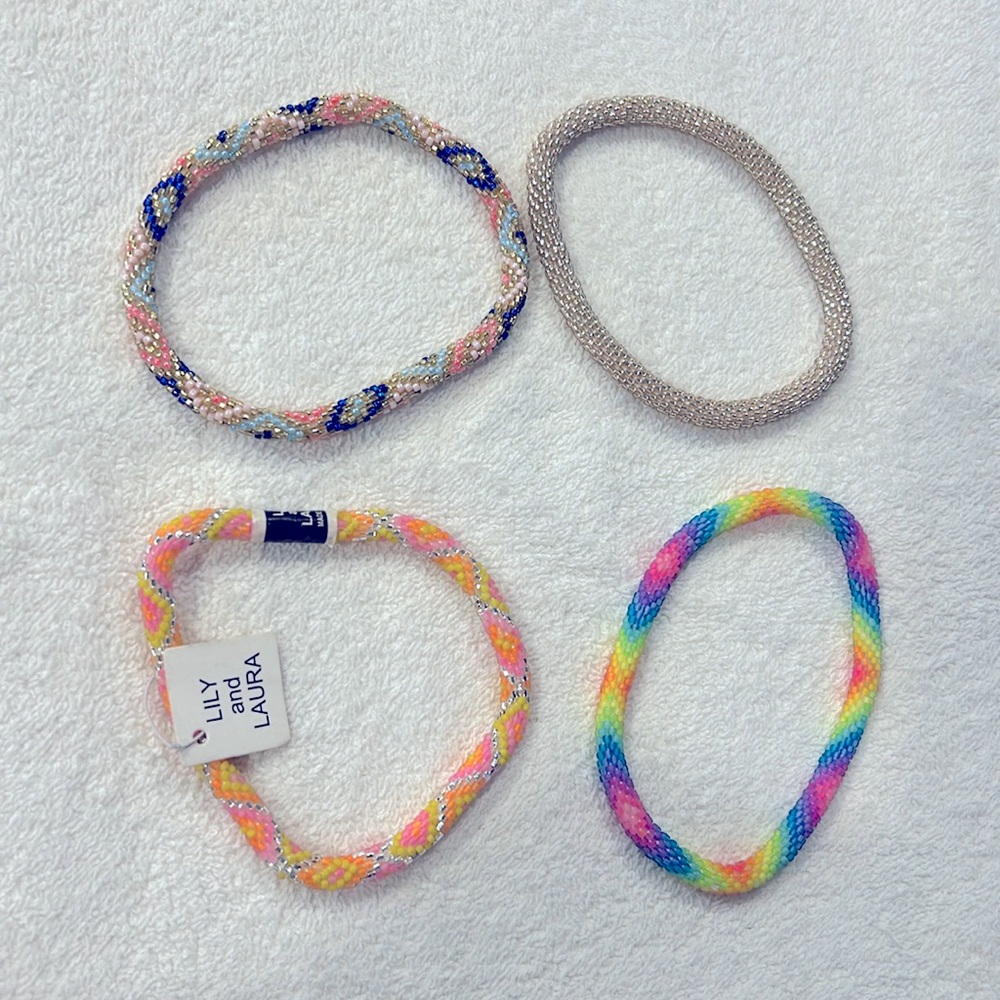 4 Lily and Laura Ankle Bracelets
